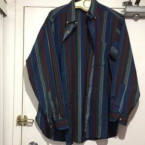 VINTAGE PENDLETON WOOL STRIPE SHIRTS SIZE L